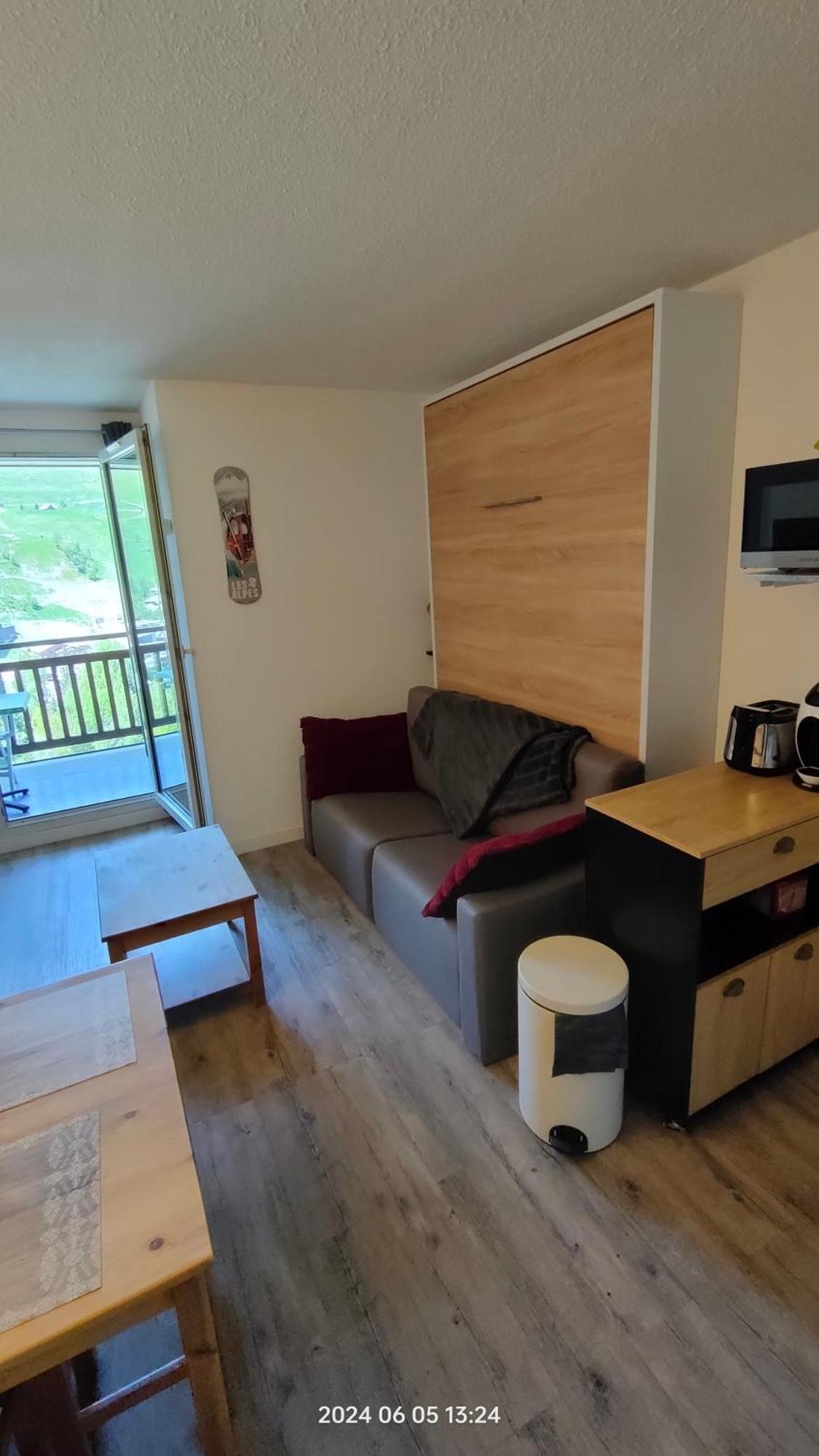 Studio Cabine 4 Pers Les2Alpes 21M² Les Deux Alpes Exteriér fotografie