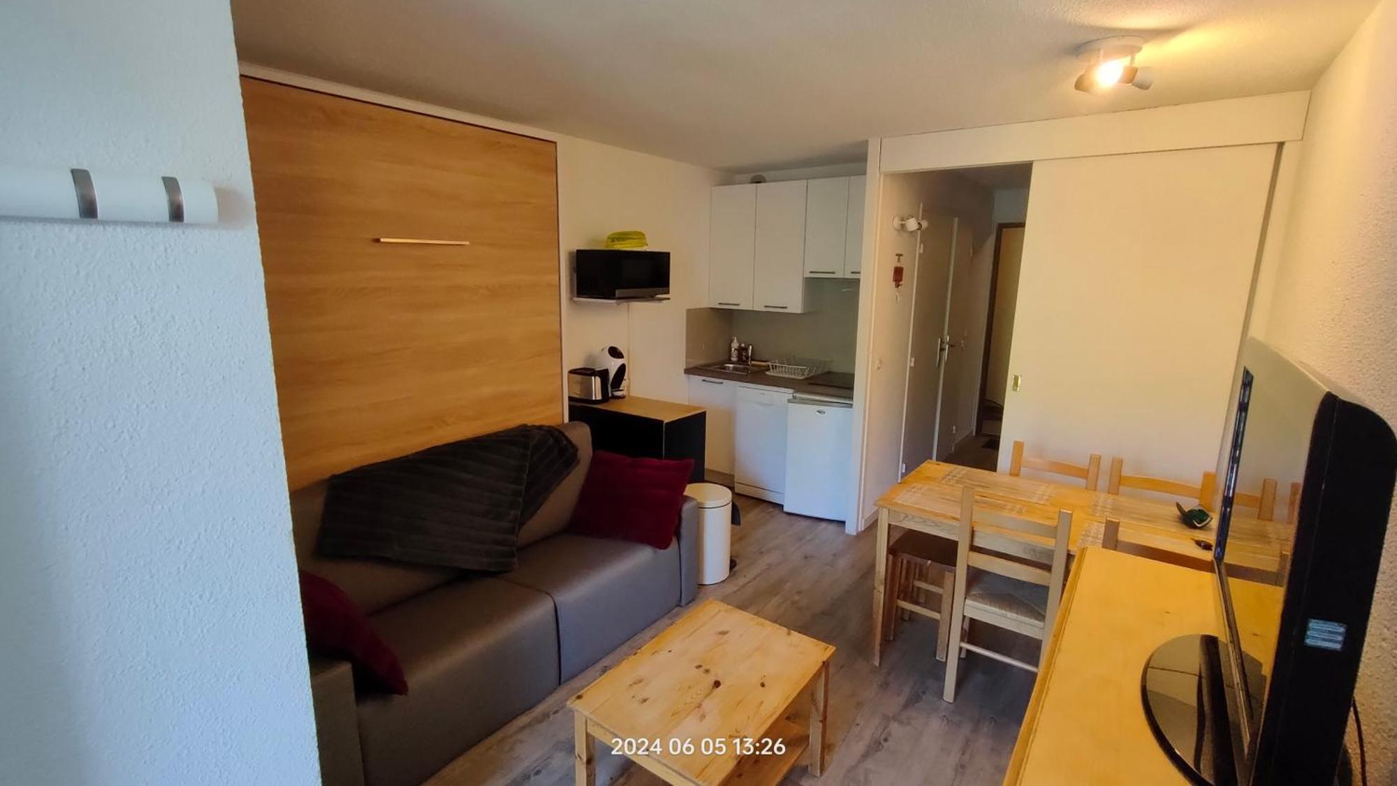 Studio Cabine 4 Pers Les2Alpes 21M² Les Deux Alpes Exteriér fotografie
