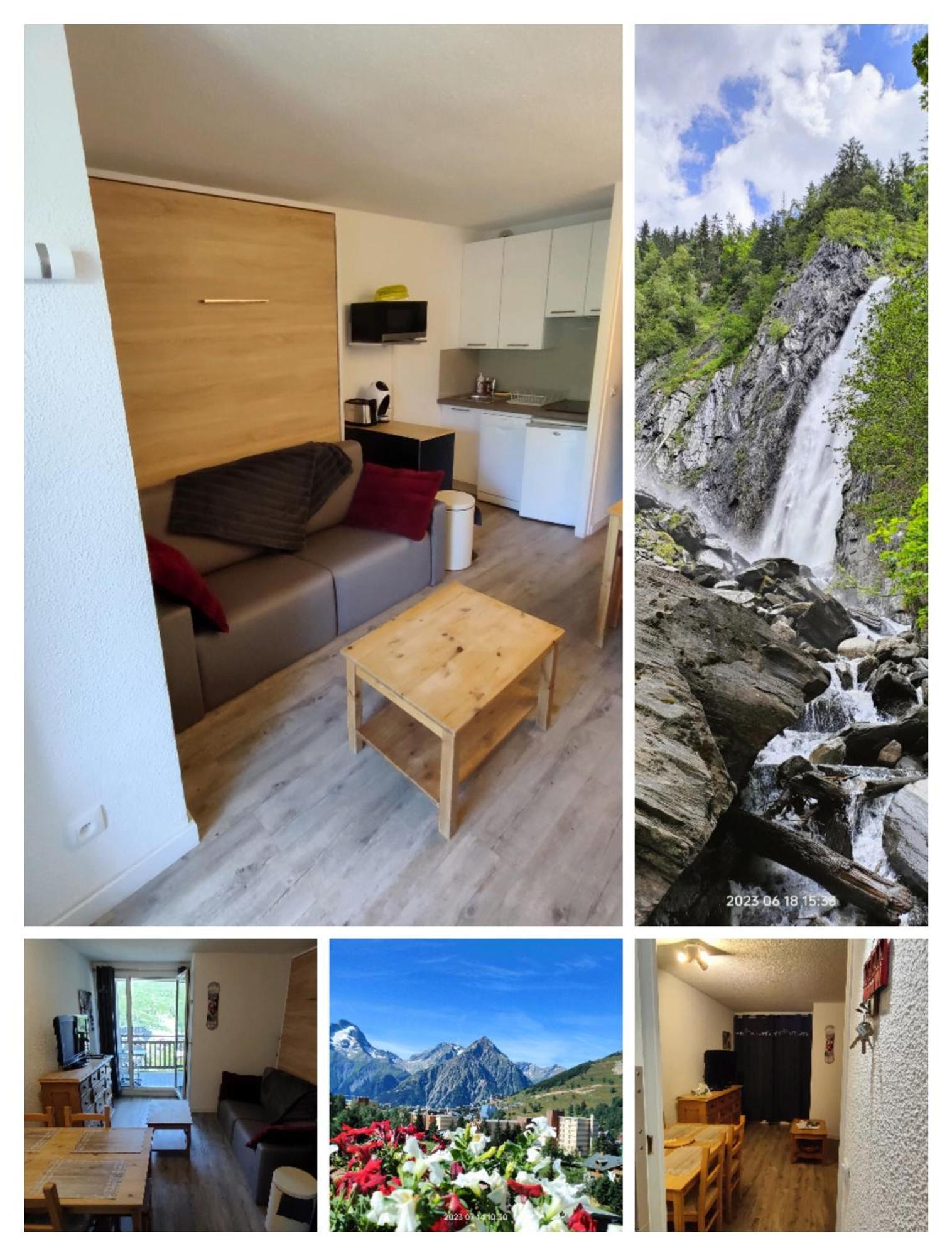 Studio Cabine 4 Pers Les2Alpes 21M² Les Deux Alpes Exteriér fotografie